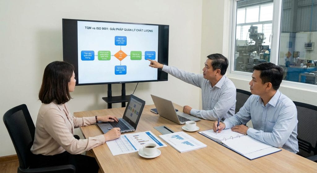 TQM vs ISO 9001: Đâu là giải pháp quản lý chất lượng toàn diện cho doanh nghiệp sản xuất?