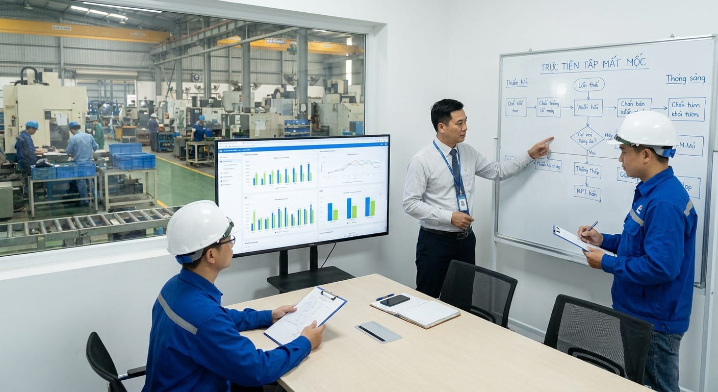 KPI và OKR: Nên chọn mô hình nào để đo lường hiệu suất cho kỹ sư và công nhân nhà máy?