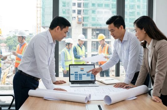 Sơ đồ tổ chức của công ty xây dựng: Cách tái cấu trúc để tối ưu phối hợp giữa công trình và văn phòng