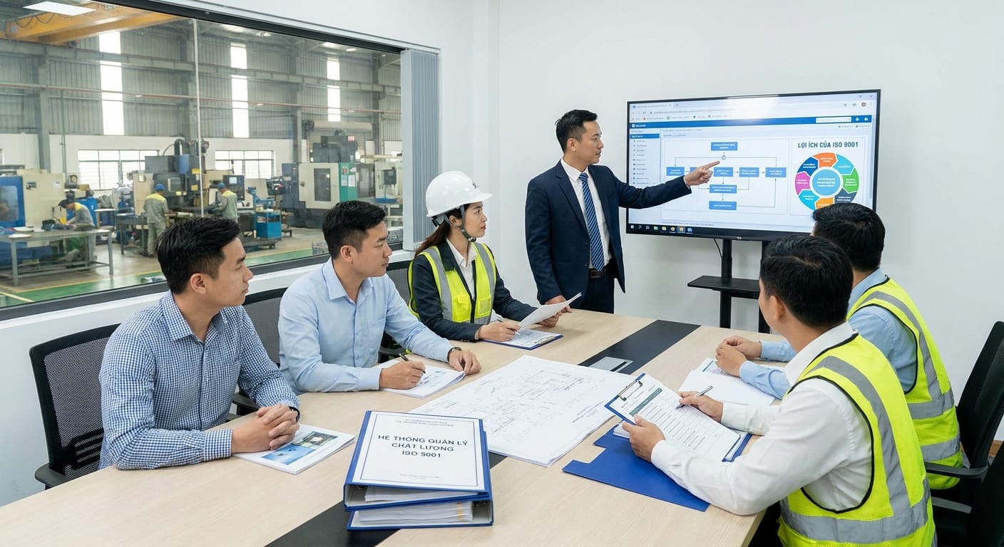 Tư vấn ISO 9001: Giải pháp biến tiêu chuẩn trên giấy thành công cụ kiểm soát chất lượng thực chiến