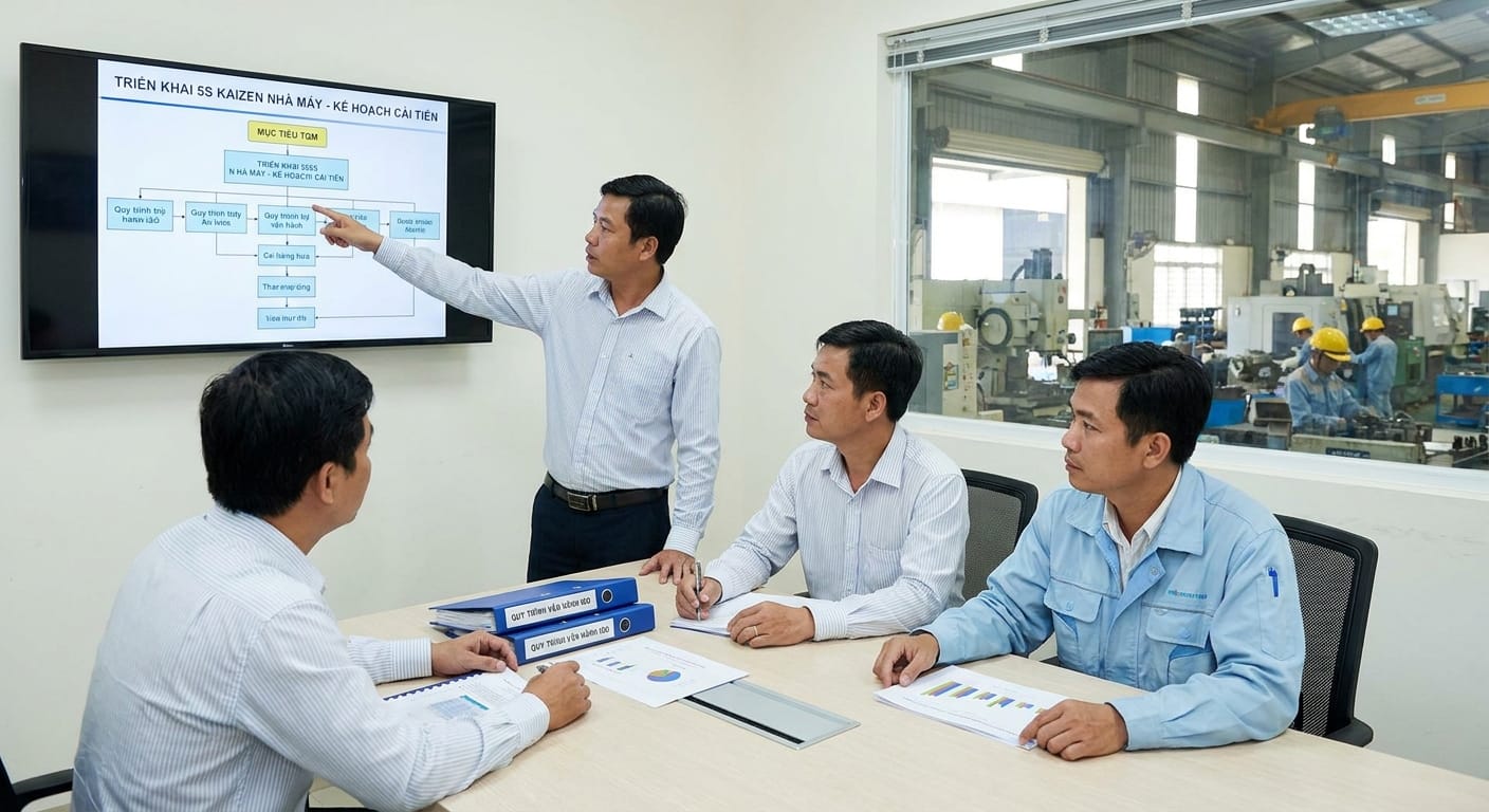 triển khai 5s kaizen nhà máy