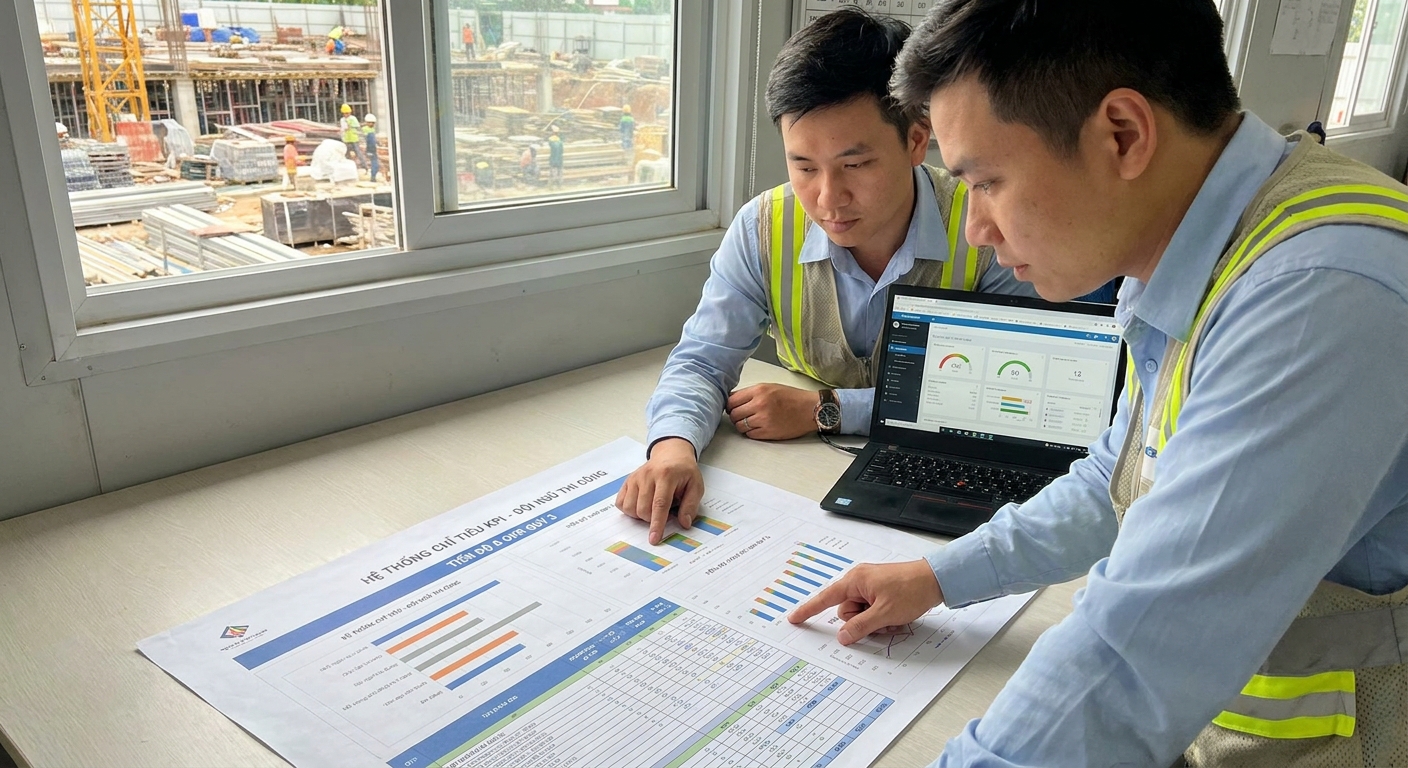 Xây dựng hệ thống KPI cho đội ngũ kỹ sư và công nhân: Từ A-Z cho doanh nghiệp xây dựng